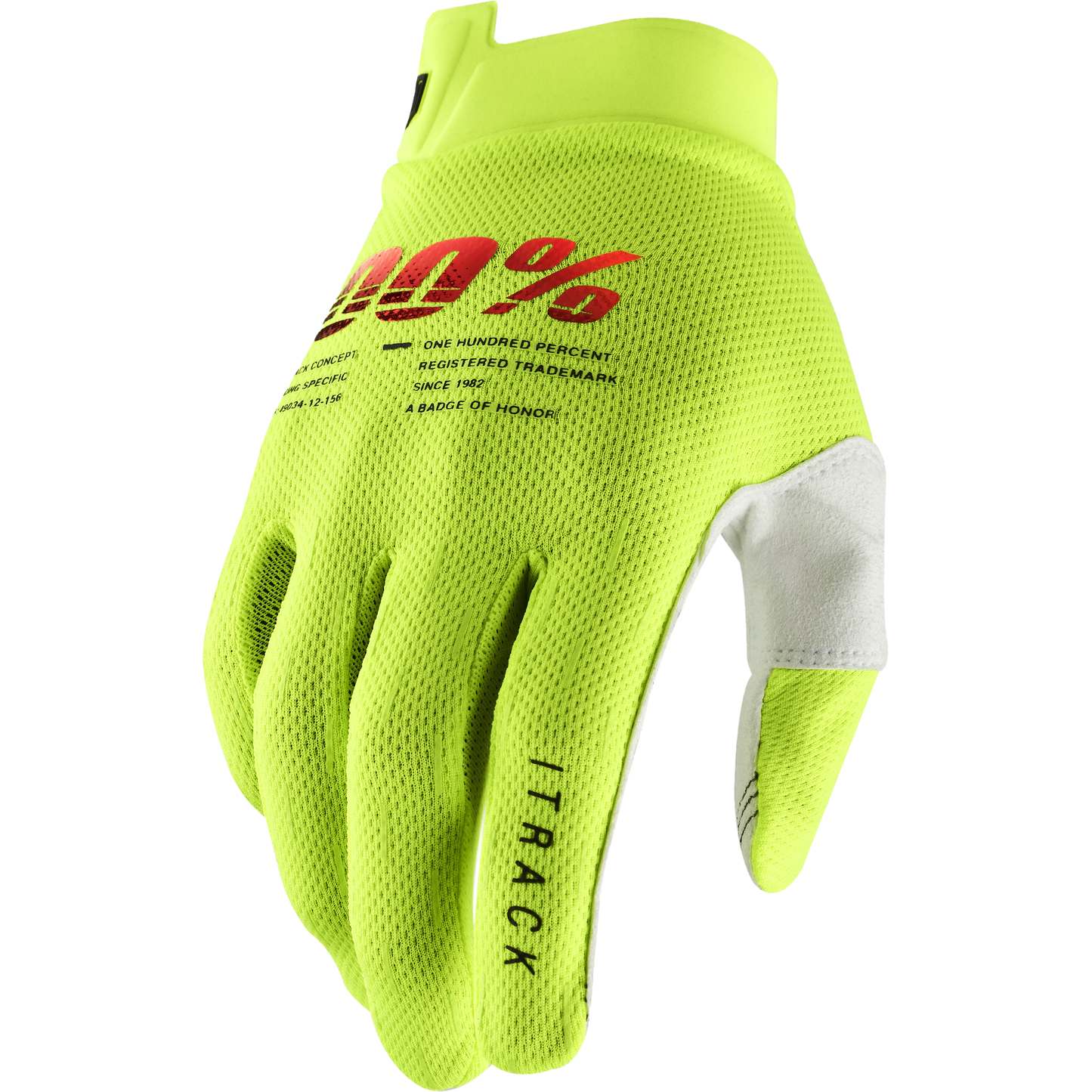 Itrack Youth Gloves Fluo Yellow Md