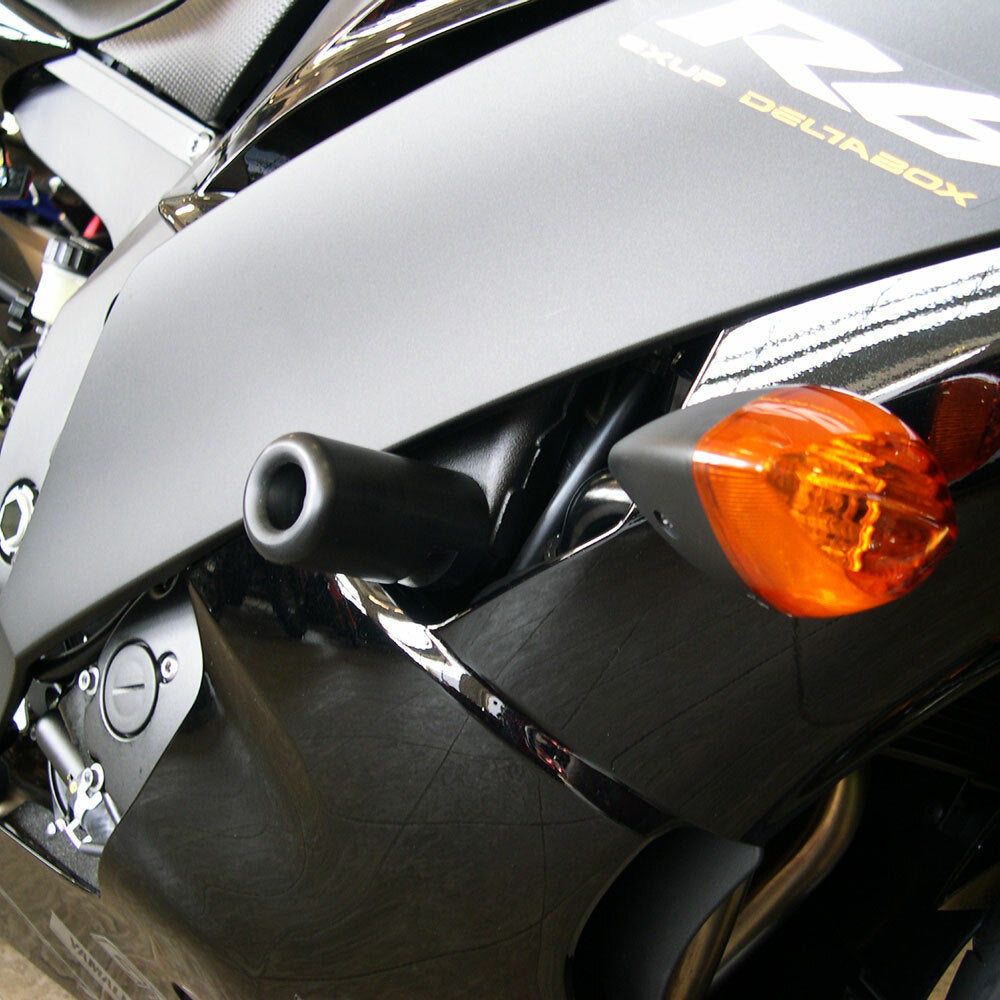 SHOGUN Yamaha R6 Frame Sliders Black No Cut – RideNow Parts