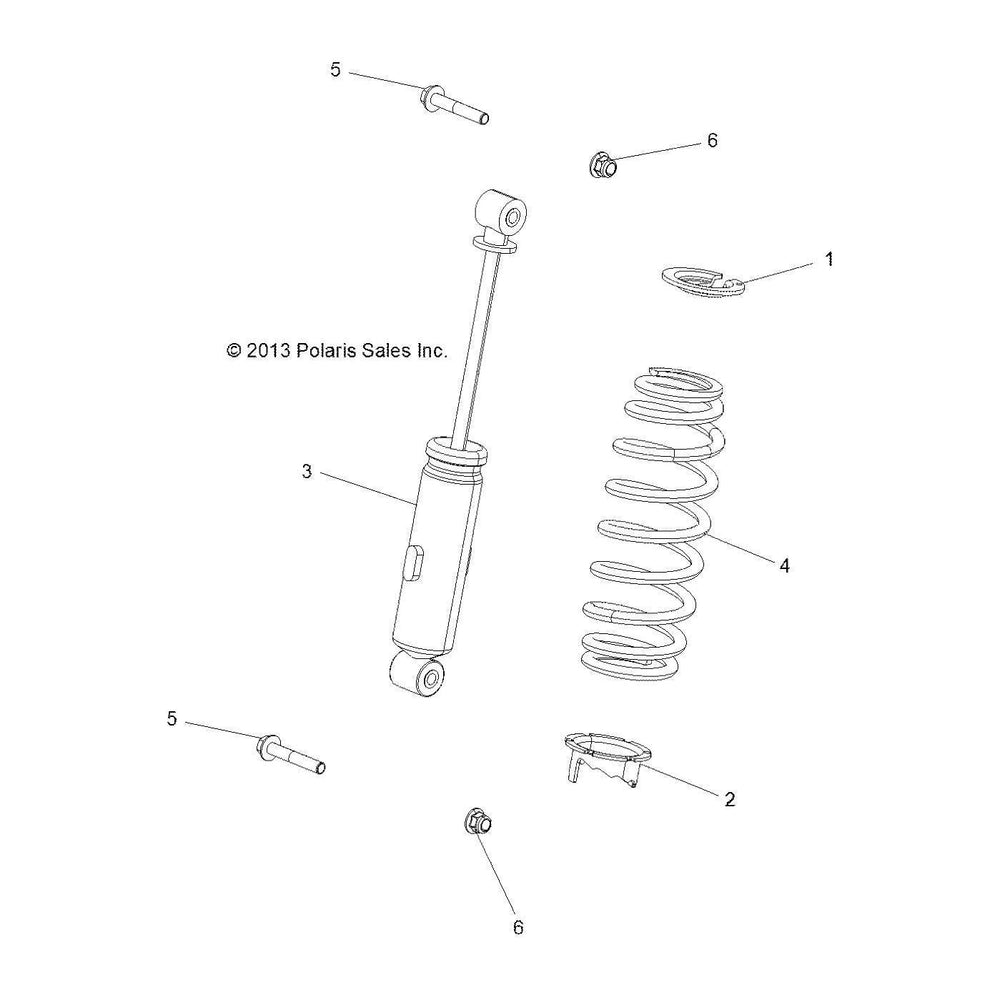 
                      
                        Polaris Off Road Spring, Matte Black, Genuine OEM Part 7043801-458, Qty 1
                      
                    