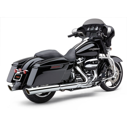 909 Twins 4" Slip Ons Chrome Flh/Flt 17 22