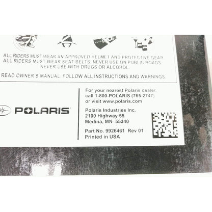 Polaris 2016 Ranger Man Own 16Rgr 900Xp Ps/Ebs/Crw 9926461 New Oem