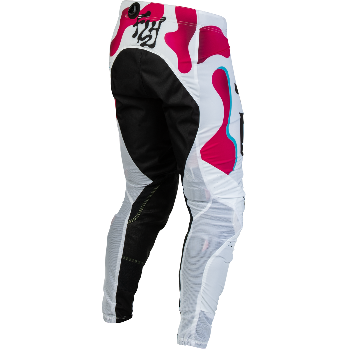 Youth Lite Vibe Pants White/Pink/Blue Sz 26
