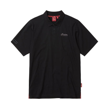 Indian Motorcycle Men's Indian Polo Shirt, Black - 2862753