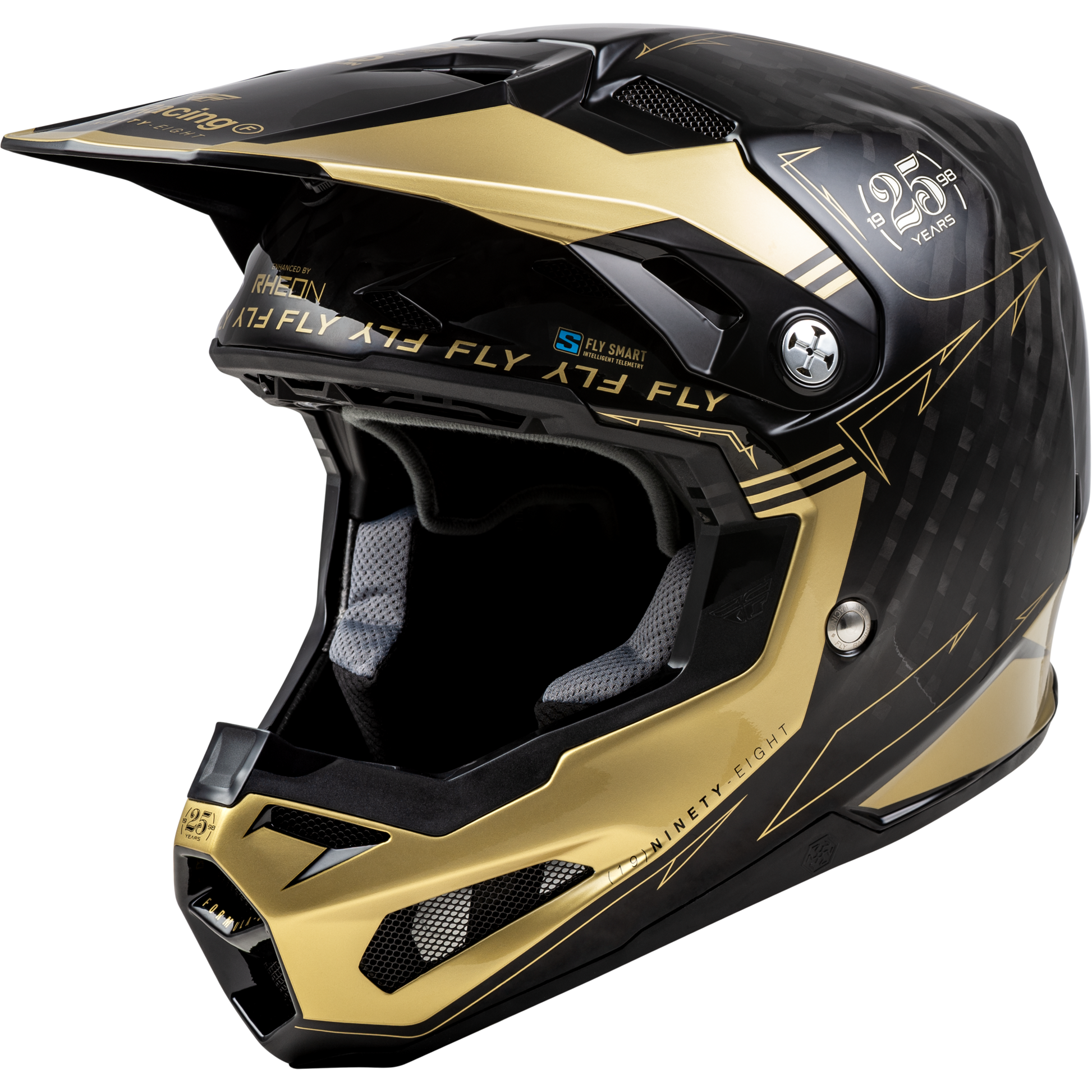 Formula S Carbon Legacy Helmet Black/Gold Md