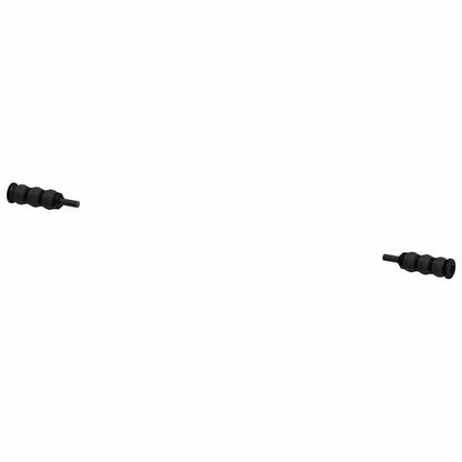 Indian Motorcycle Pegs for Brake/Shifter, Black With Black Rubber Inserts, Billet Aluminum, for Scout, Scout Sixty, Scout Bobber, Chief, Chief Bobber, Super Chief Models and More - 2882005-468