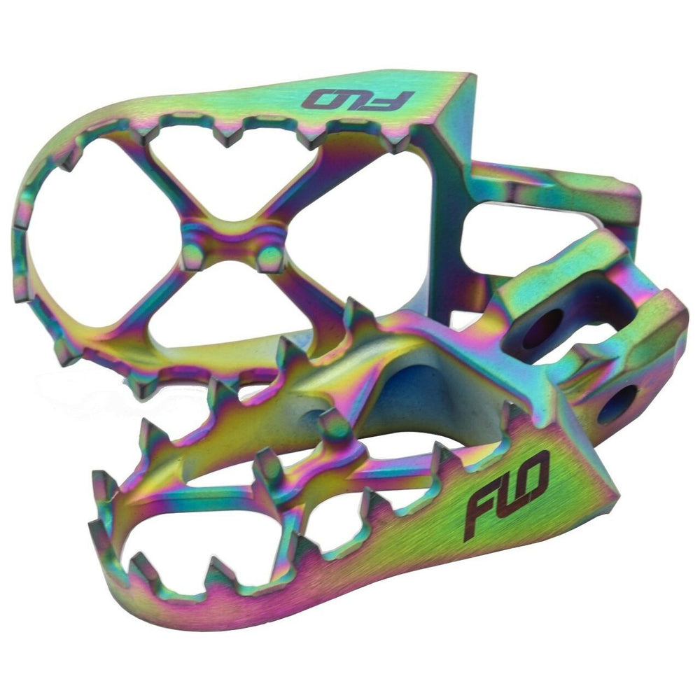 Titanium Foot Pegs Jet Fuel Hon/Kaw