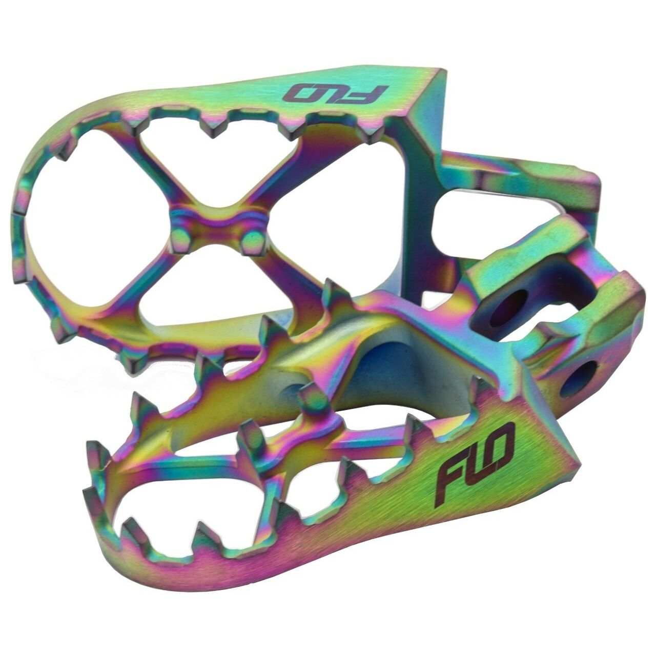 Titanium Foot Pegs Jet Fuel Hon/Kaw