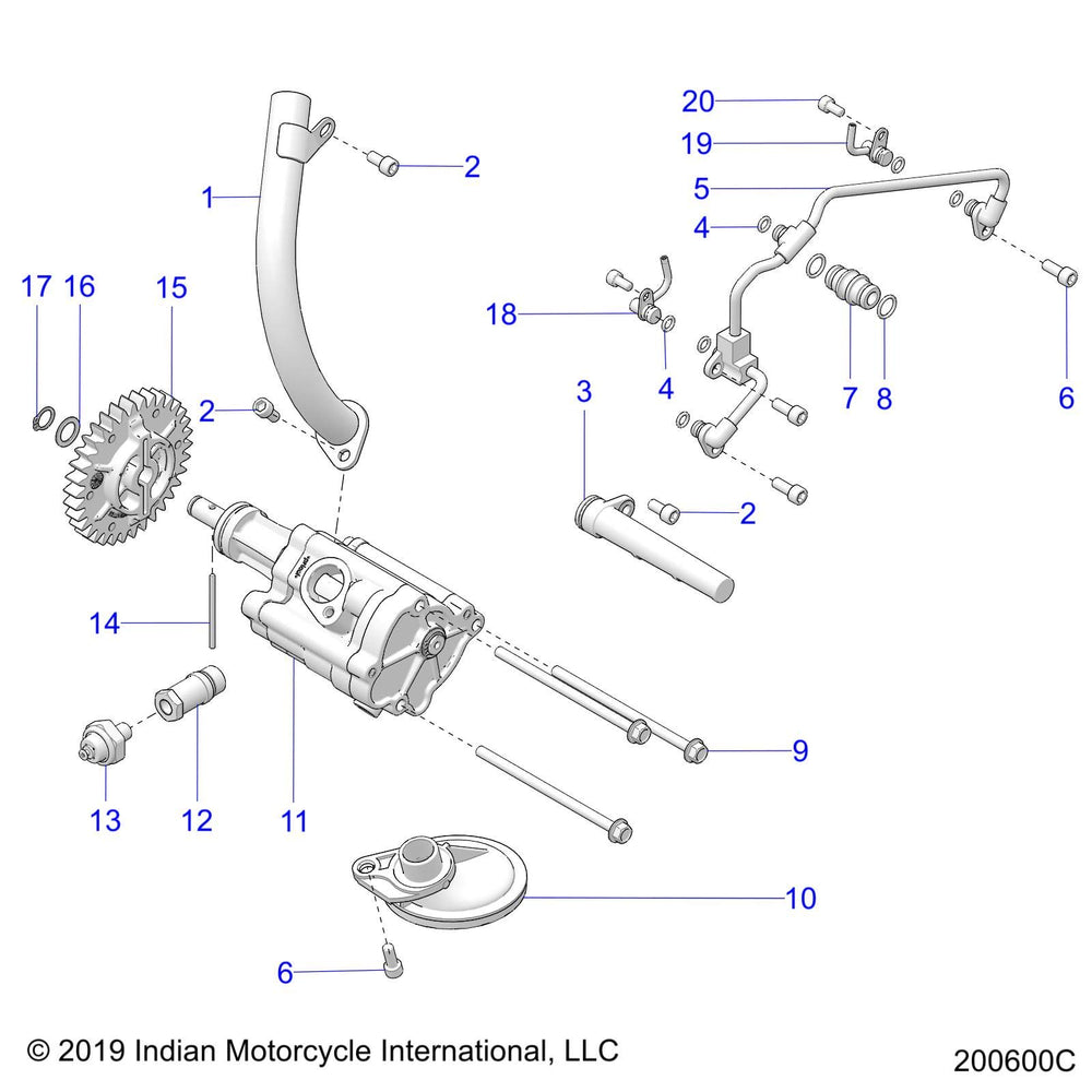 
                      
                        Indian Motorcycle Oil Feed Coupler, Cam Cover, Genuine OEM Part 2521320, Qty 1
                      
                    
