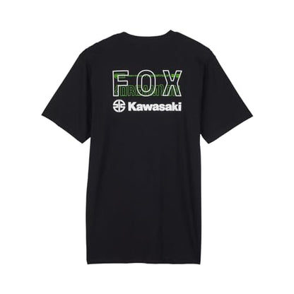 Fox Racing Men's Standard Fox X Kawi Premium Short Sleeve Tee Ii, BLACK