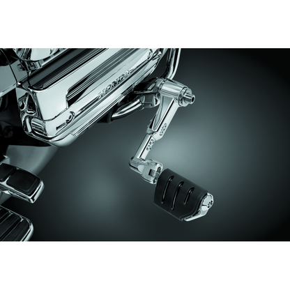 Kuryakyn Ergo III Adjustable Mount With Trident Dually ISO Pegs Chrome