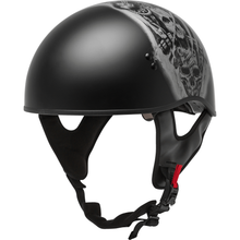 Hh 65 Half Helmet Tormentor Naked Matte Black/Silver Lg