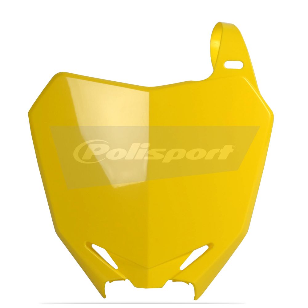 Front Number Plate Yellow