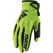 THOR Sector Gloves - Acid/Black - Large 3330-5880