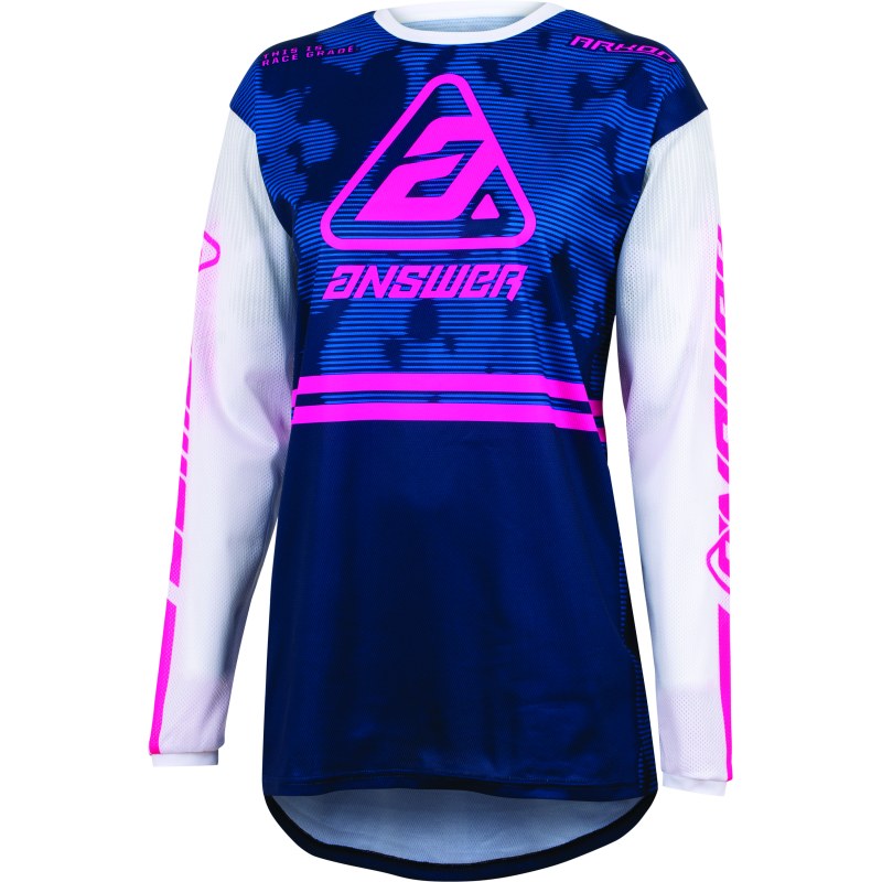Answer 23 Arkon Trials Jersey Blue/White/Magenta Youth - Large