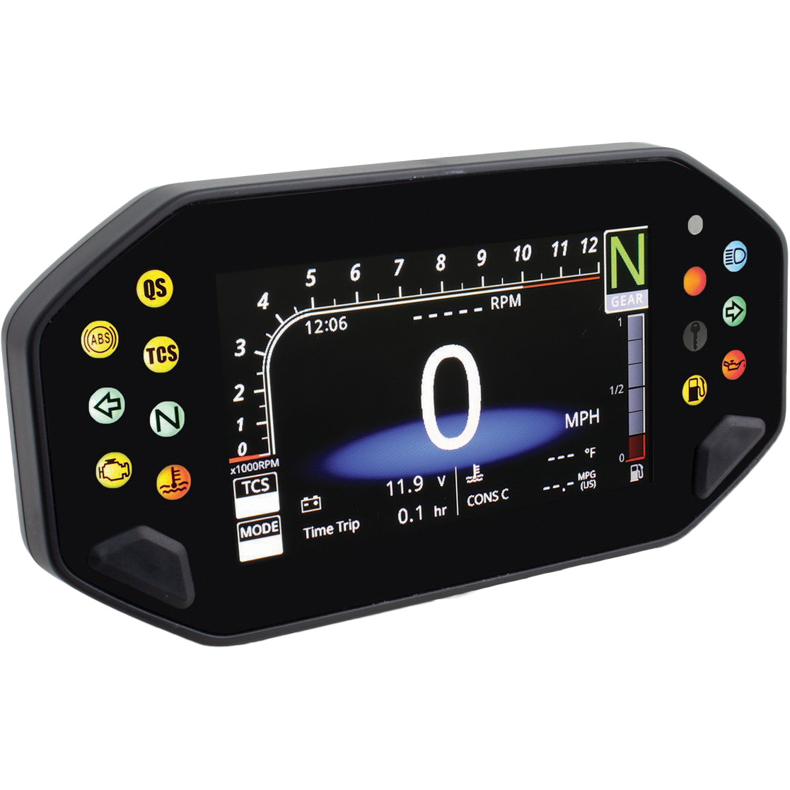 Rx 4 Tft Multifunction Meter Black Yam