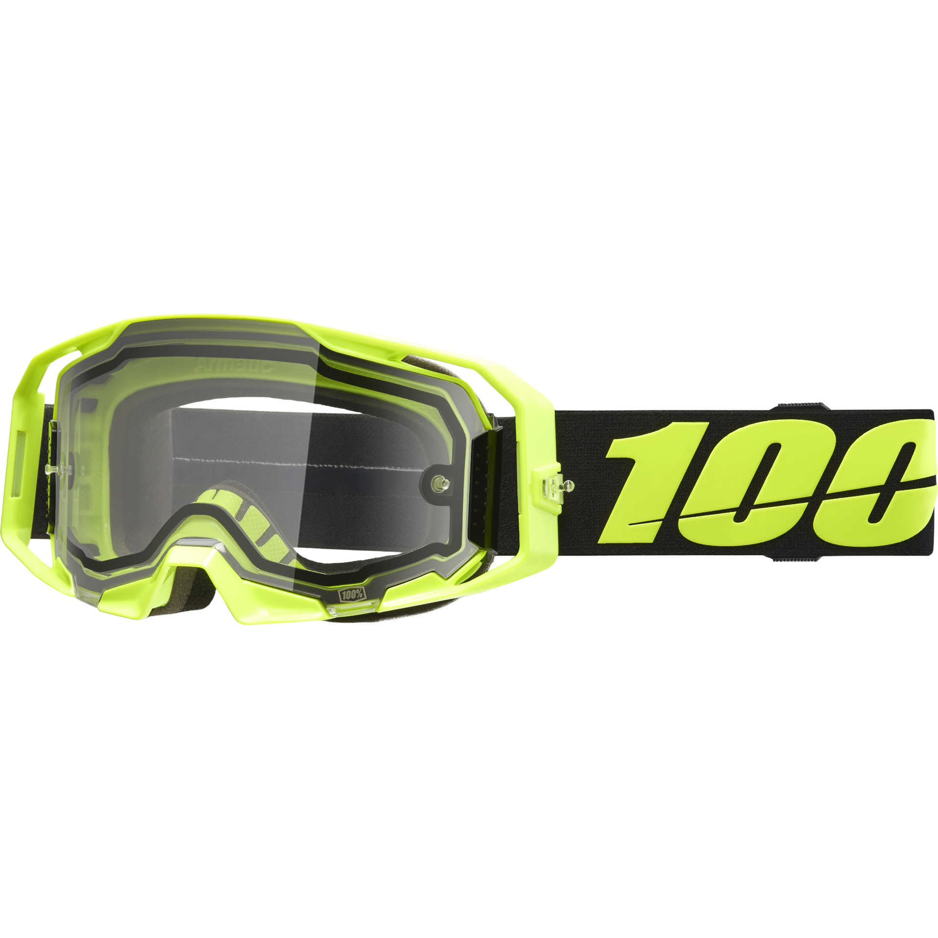 enduro goggles Armatic Enduro Moto Goggle Neon Yellow Clear