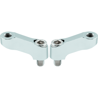 BikeMaster Mirror Extension 10mm Pair - Chrome