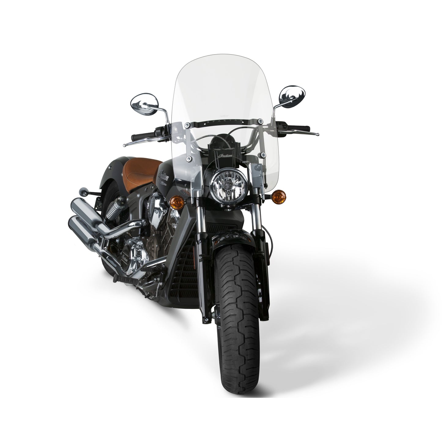 Spartan Windshield 18.5" Clear Quick Release Indian