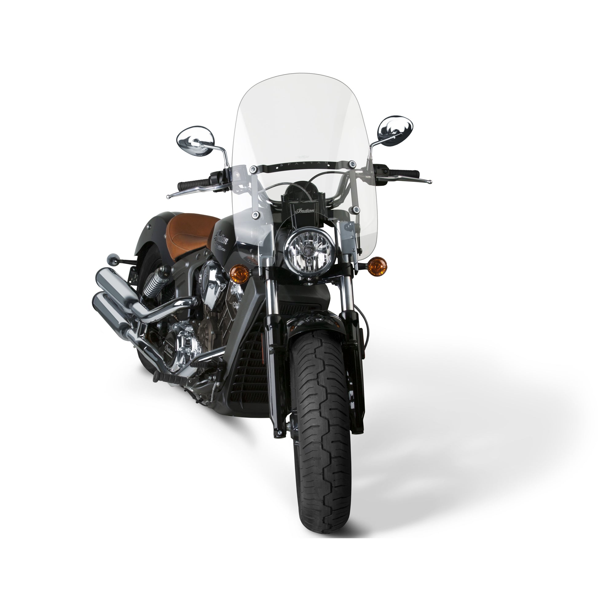 Spartan Windshield 18.5" Clear Quick Release Indian