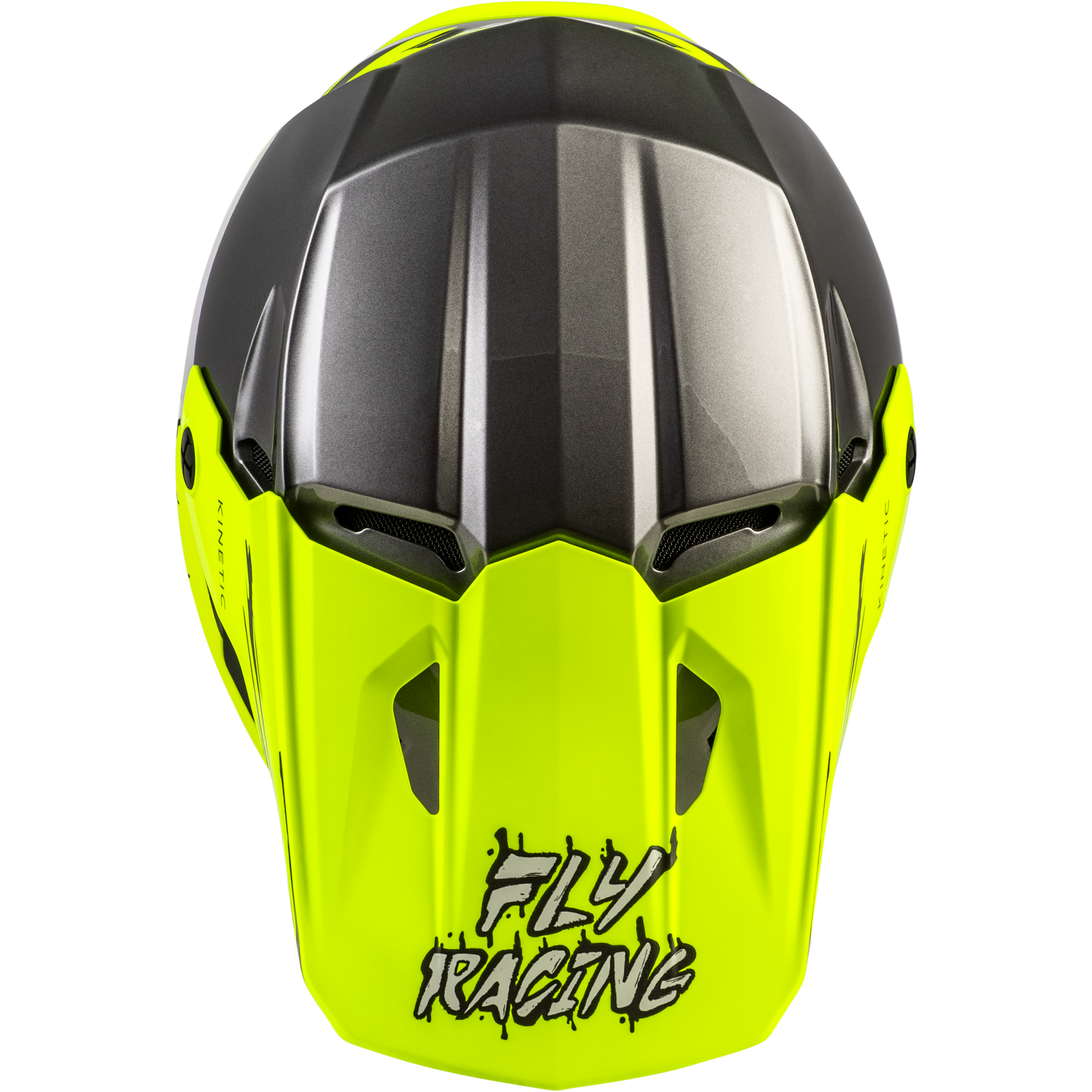 Youth Kinetic Surge Helmet Grey/Hi Vis Ys