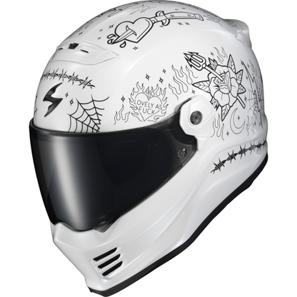 Covert Fx Full Face Helmet The Litas 2 White Md