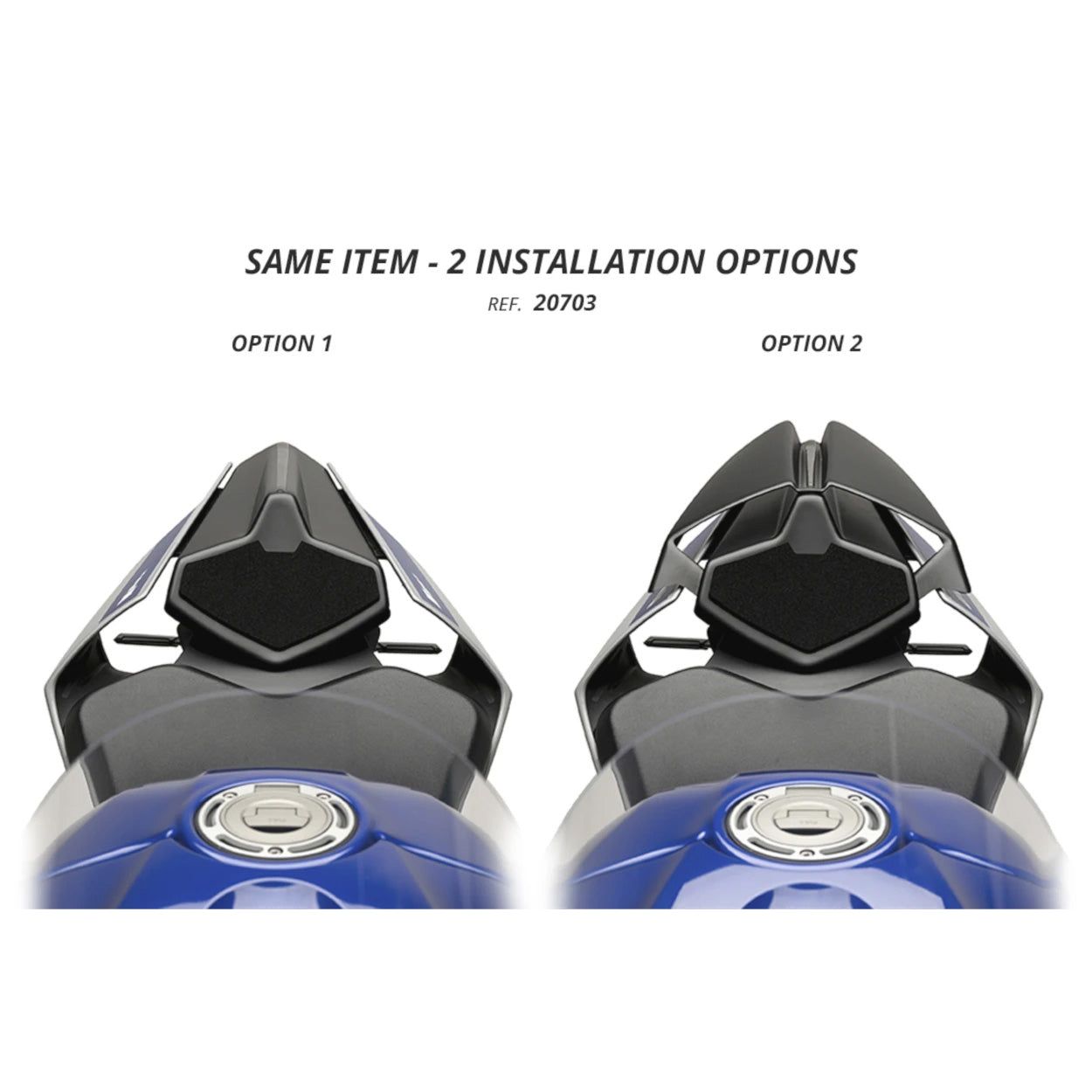 Rear Seat Cowl Matt Black Yam