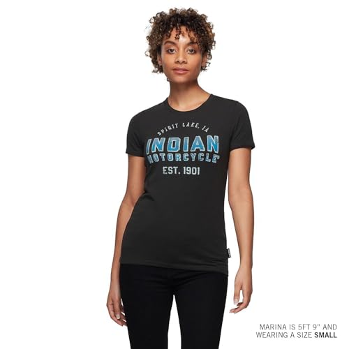 
                      
                        Indian Motorcycle Women's Ombre Blue Logo T-Shirt, Black - L - 283342306
                      
                    