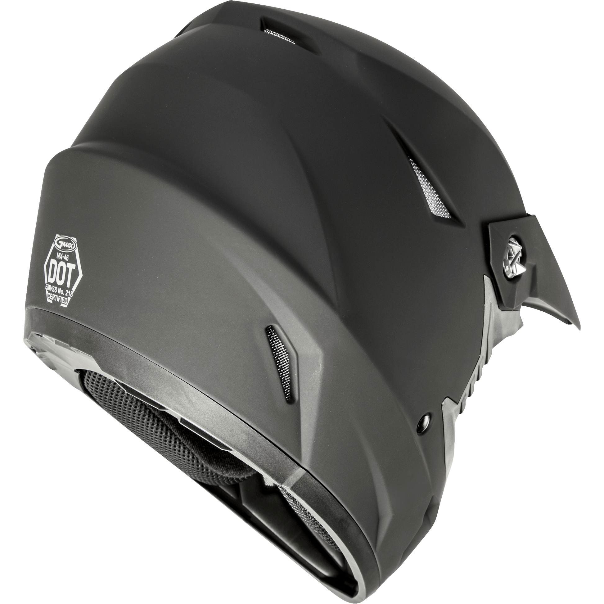 Mx 46 Off Road Helmet Matte Black Lg