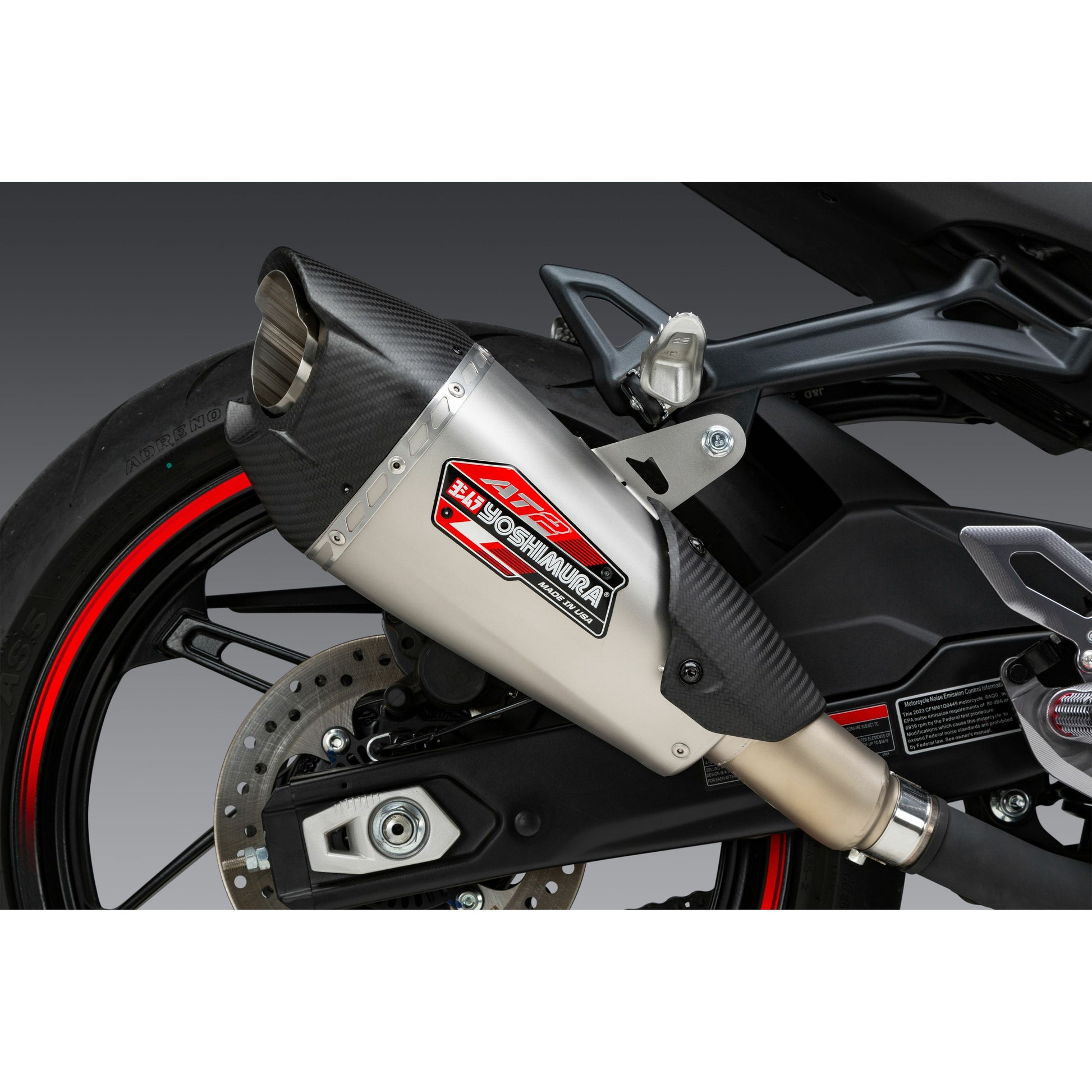 Exhaust Street At2 Slip On Ss/Ss/Cf