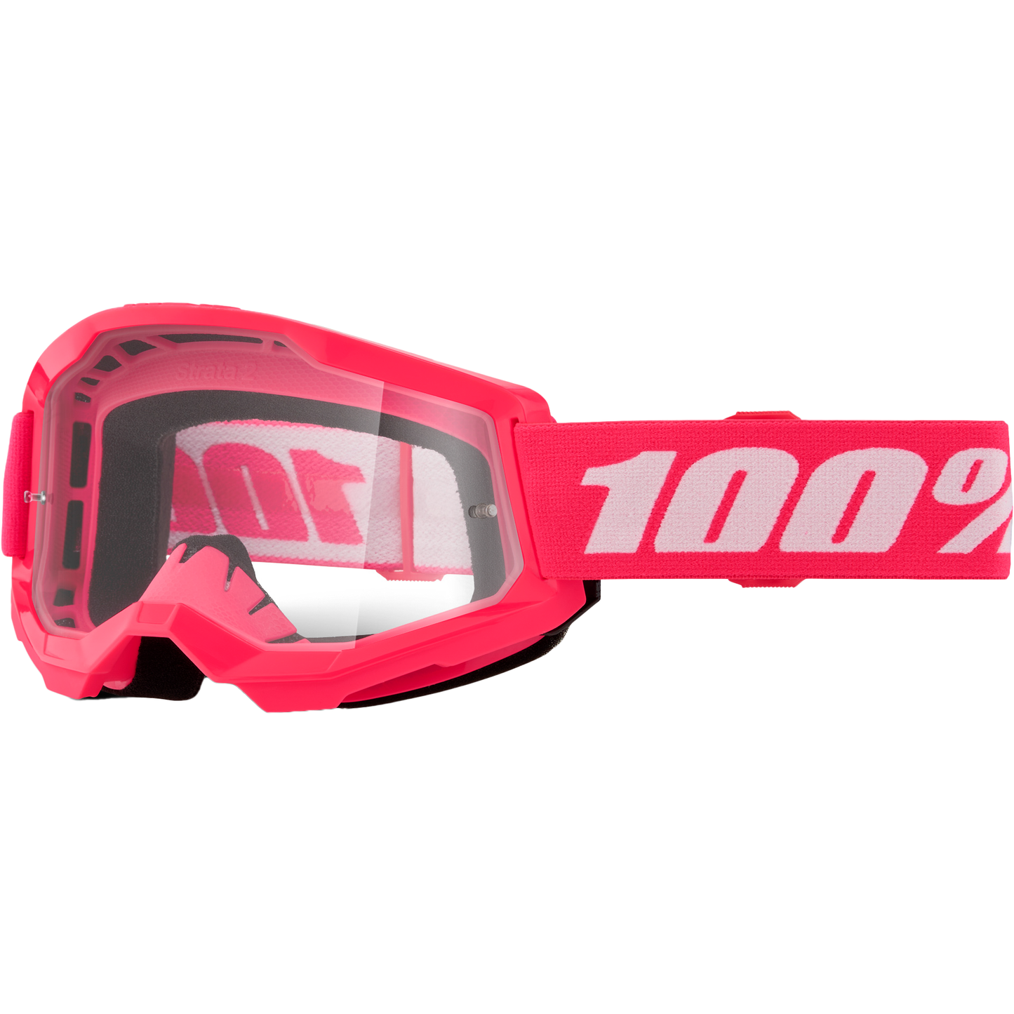 Strata 2 Goggle Pink Clear Lens