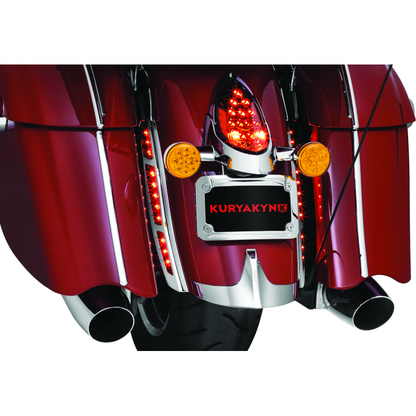 Kuryakyn LED Rear Fender Strip Lights For Indian Chrome