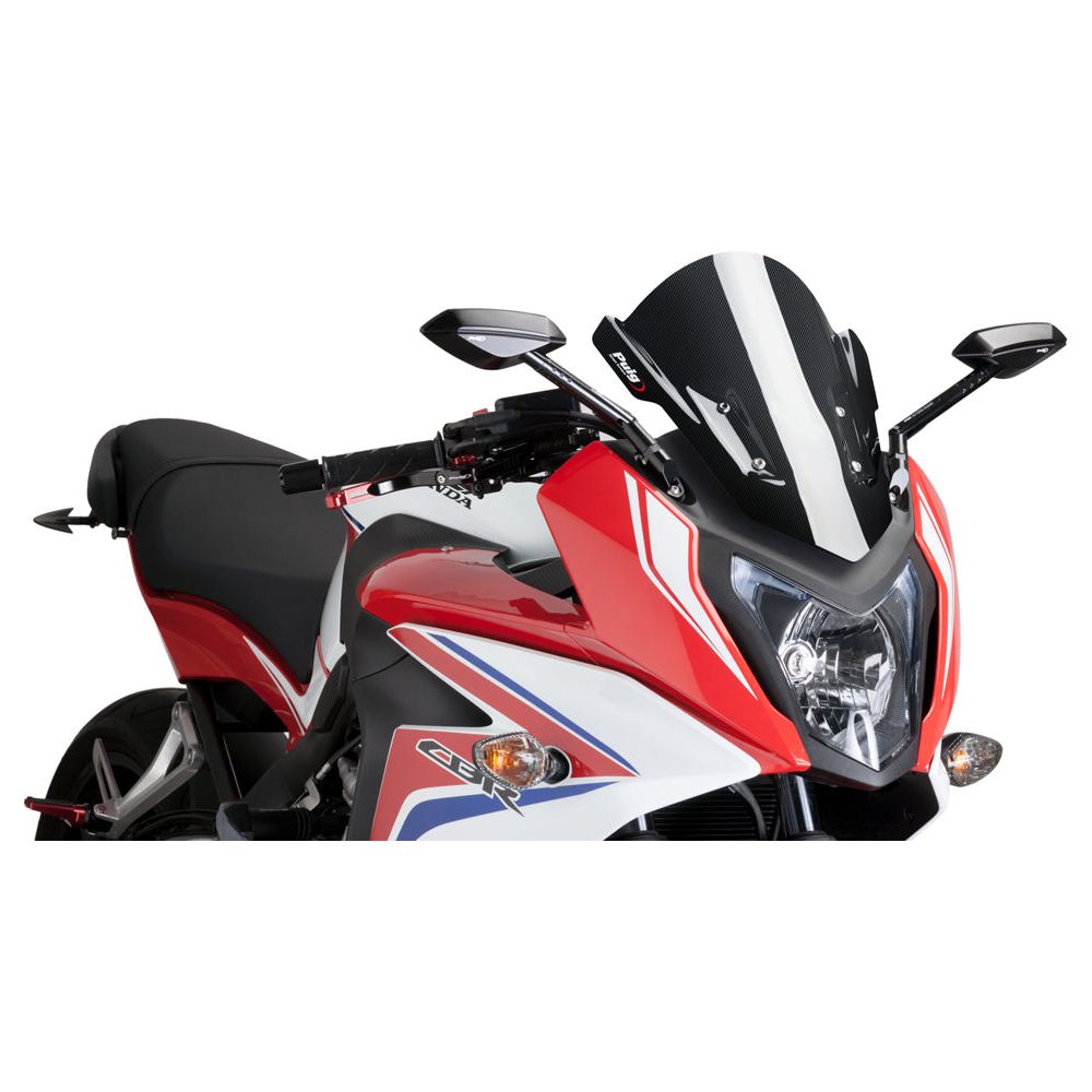 Windscreen Racing Carbon Look Hon