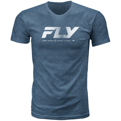 Fly Worldwide Tee Blue Md