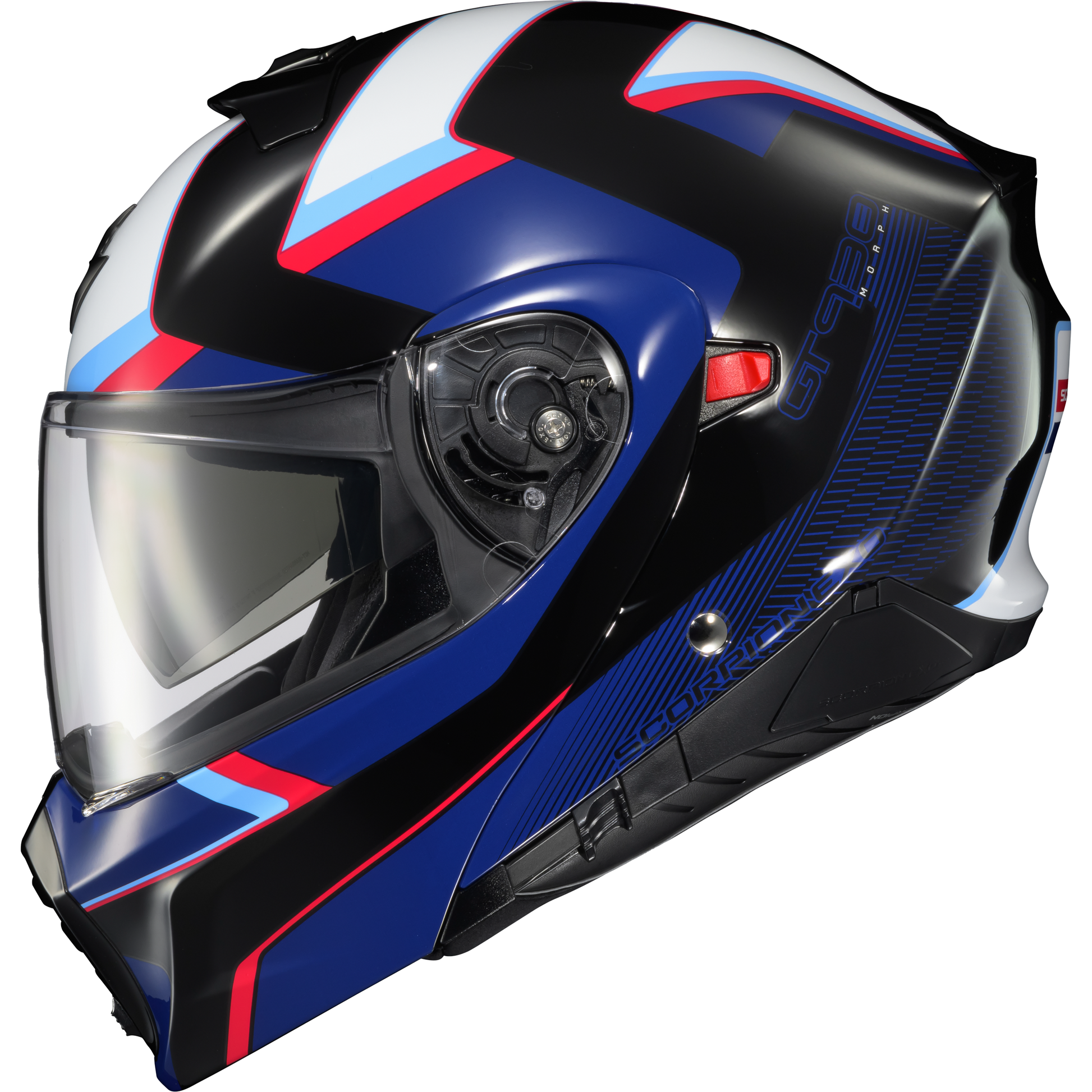 Exo Gt930 Transformer Helmet Morph Blue/Red Lg