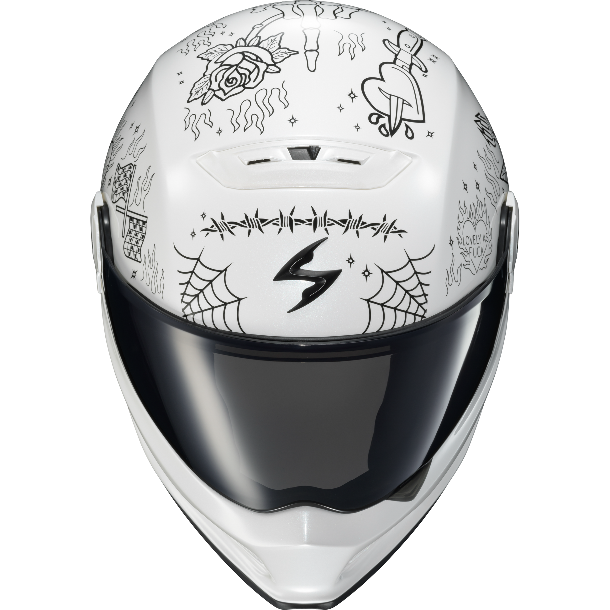 Covert Fx Full Face Helmet The Litas 2 White Sm
