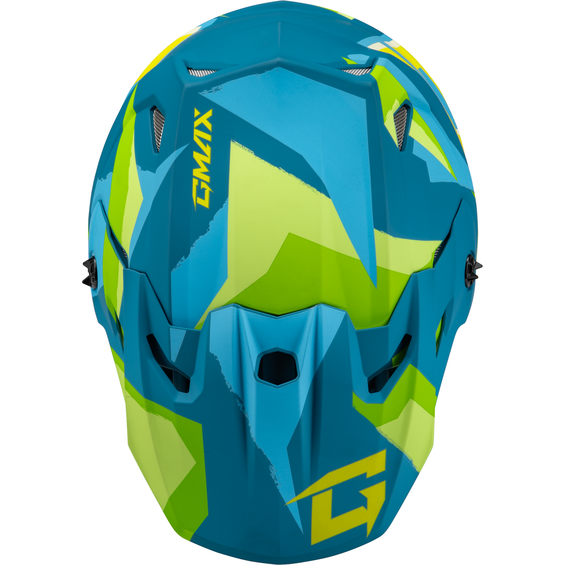 Mx 96 Splinter Helmet Matte Blue/Green Sm