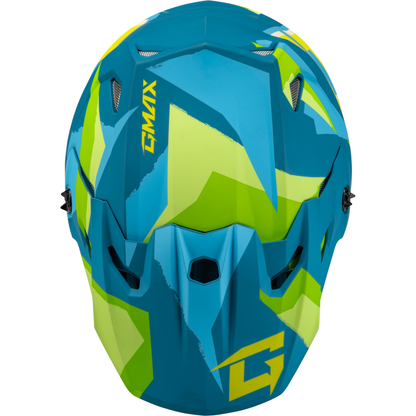 Mx 96 Splinter Helmet Matte Blue/Green 2x