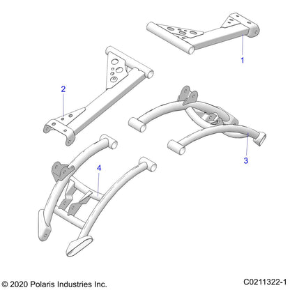 Polaris ATV Weld-UCA, Seal, Rear, RH, BLK, Genuine OEM Part 1025343-067, Qty 1