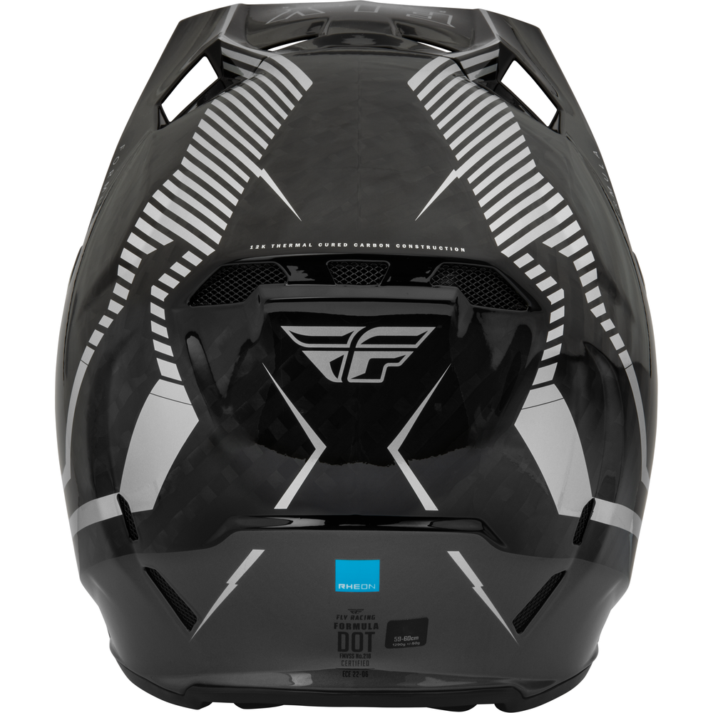 Youth Formula Carbon Tracer Helmet Silver/Black Yl