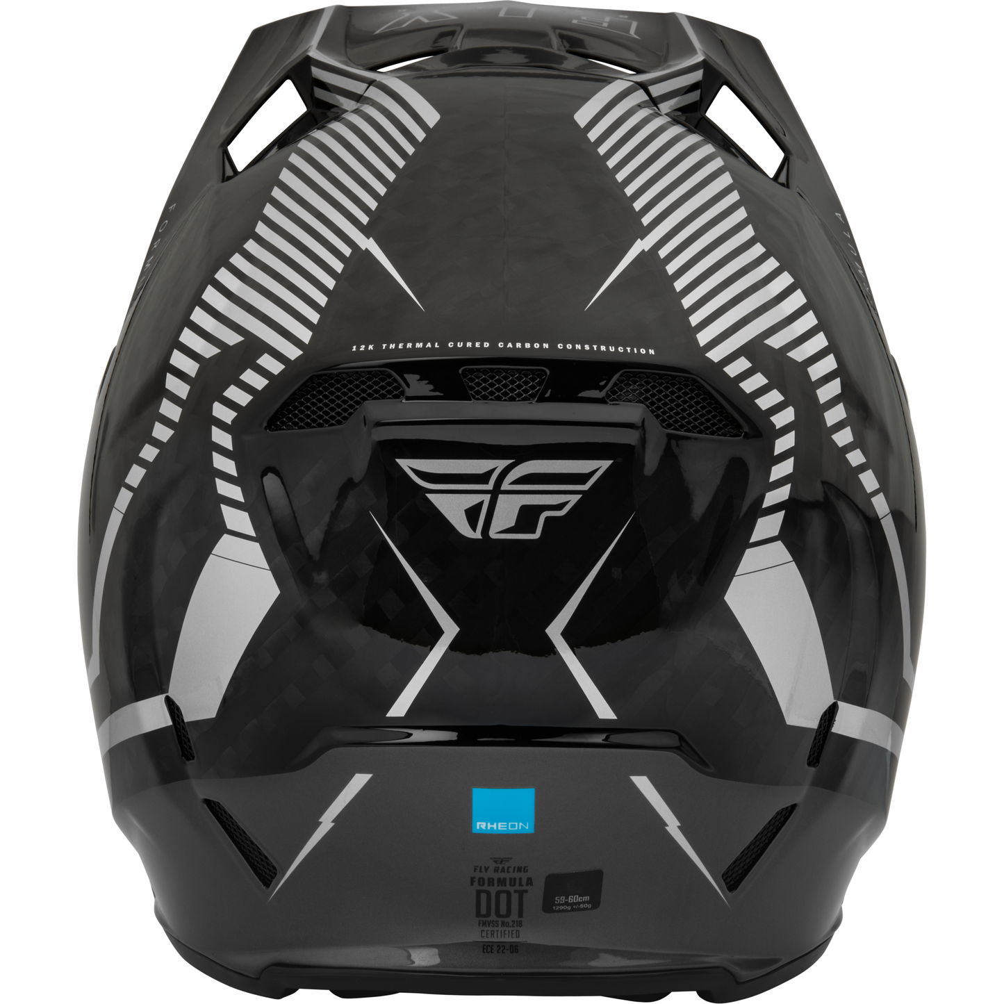 Youth Formula Carbon Tracer Helmet Silver/Black Yl