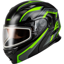 Md 01s Transistor Snow Helmet Black/Grey/Green Md