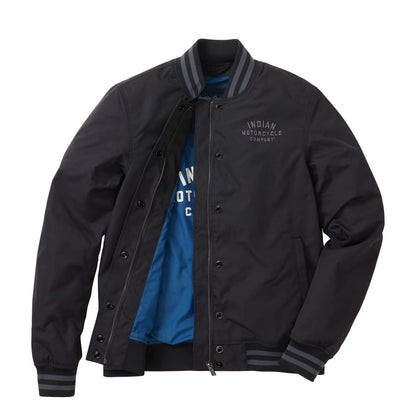 Indian Motorcycle Women's Casual Bomber, Black - L - 286281606