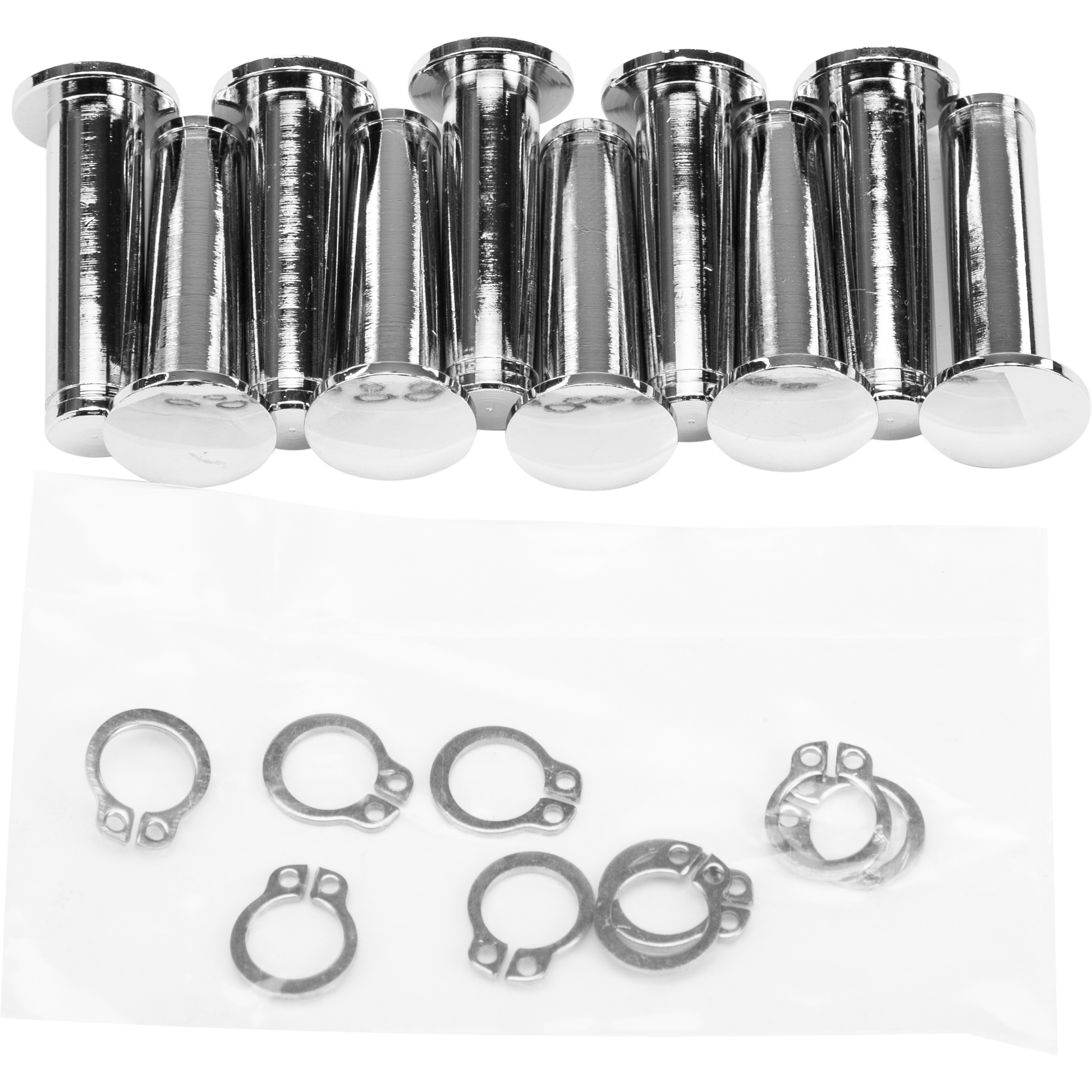 Lever Pin & Circlip Bracket `08 20 Flh Chrome