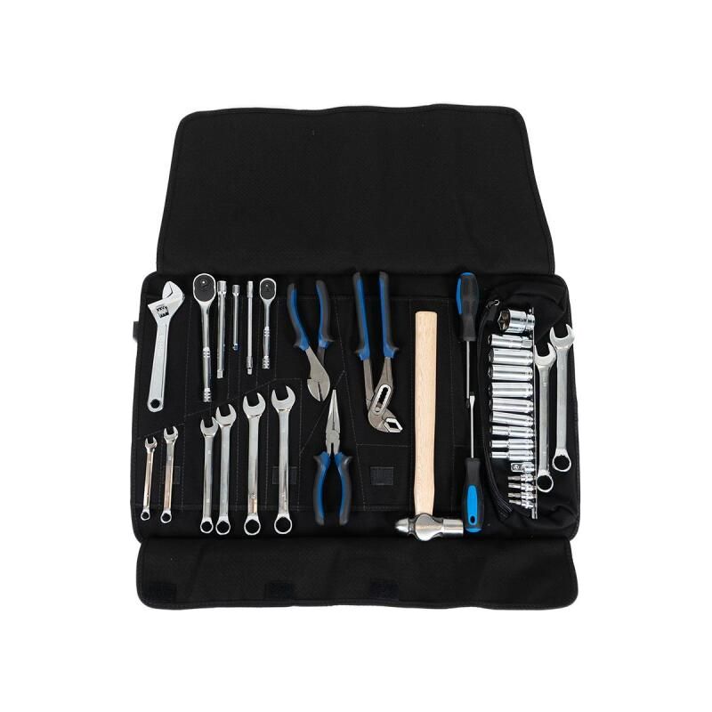 PRP 35pc Can-Am Roll Up Tool bag Tool kit - Black