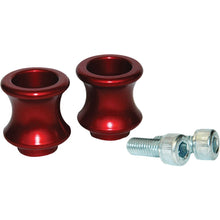 Swingarm Spools 10mm Red Kaw