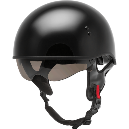 Hh 65 Half Helmet Naked Black Md