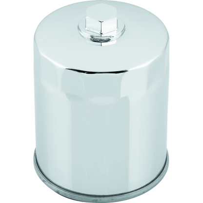 Twin Power Evo Chrome Oil Filter With Nut Replaces H-D 63796-77A 63805-80A 63806-83