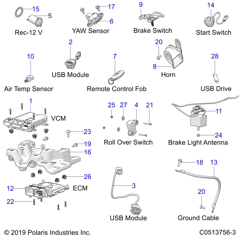 
                      
                        Polaris Slingshot USB Module, Genuine OEM Part 2414924, Qty 1
                      
                    