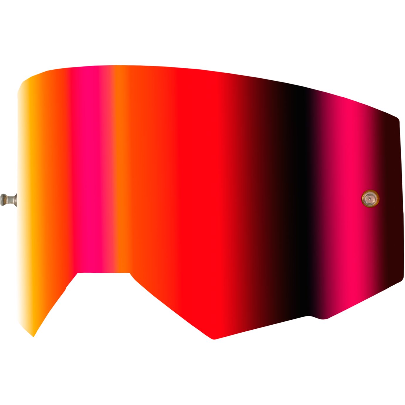 Single Lens W/ Post Adult W/ Light Red Mirror/Amber Lens