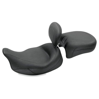 Mustang 08-21 Harley Electra Glide Std,Rd Glide,Rd King,Str Glide Touring Solo Seat - Black